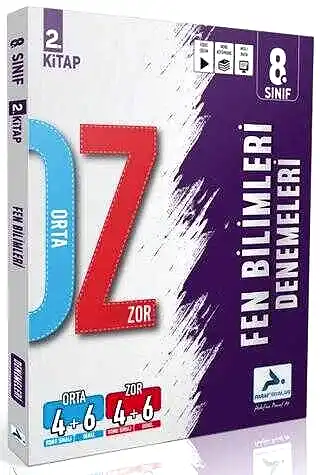 8. Sınıf Fen Bilimleri Orta Zor Branş Deneme - 2. Kitap
