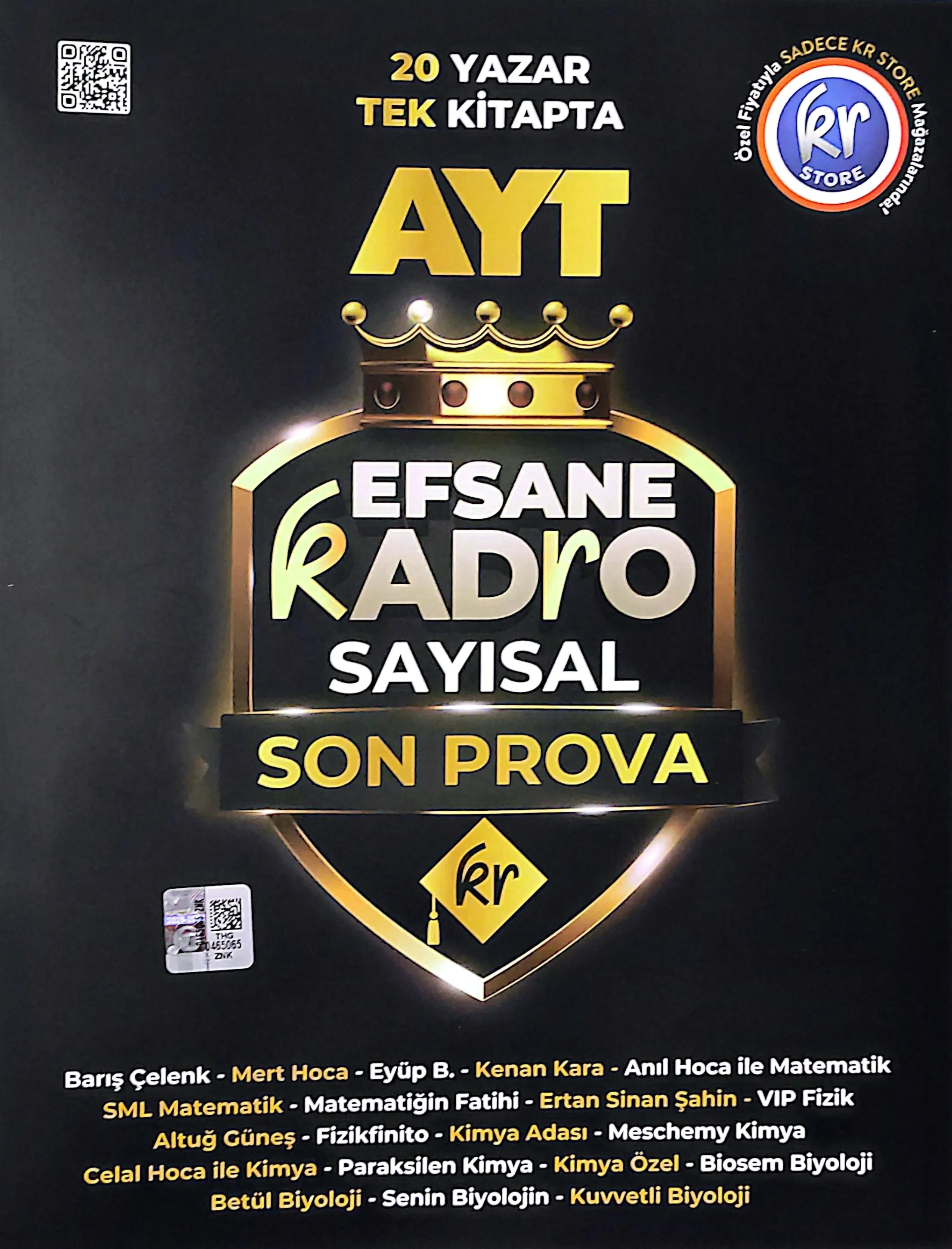 KR Akademi AYT Efsane Kadro Sayısal Son Prova