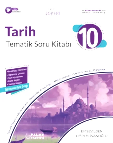 Palme 10.Sınıf Tarih Tematik Soru Kitabı 2025-26 YENİ MÜFREDAT