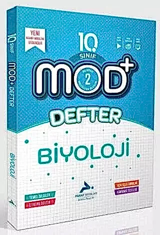 PARAF 10. Sınıf Biyoloji MOD Konu Anlatımlı Defter 2025-26 YENİ MÜFREDAT