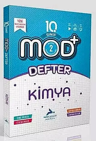 PARAF 10. Sınıf Kimya MOD Konu Anlatımlı Defter 2025-26 YENİ MÜFREDAT