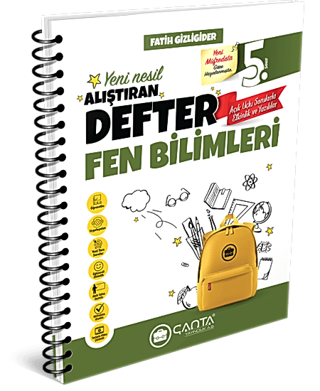 ÇANTA 5. Sınıf Fen Bilimleri Alıştıran Defter
