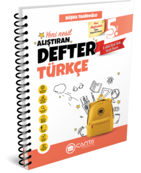 ÇANTA 5. Sınıf Türkçe Alıştıran Defter 2025-26 YENİ MÜFREDAT