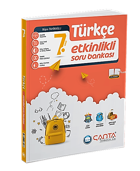 ÇANTA 7. Sınıf Türkçe Etkinlikli Kazanım Soru Bankası