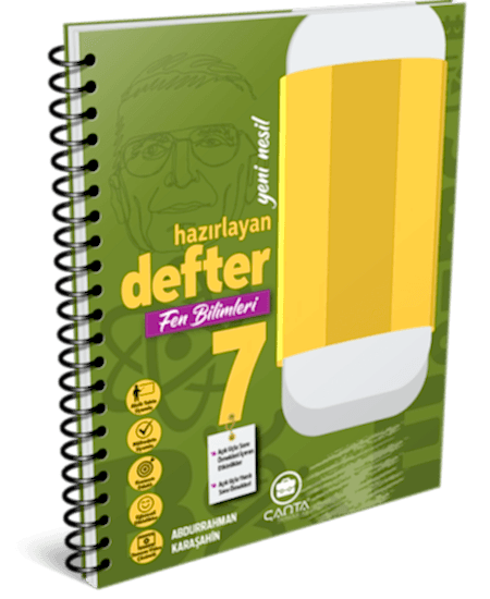 ÇANTA 7. Sınıf Fen Bilimleri Hazırlayan Defter