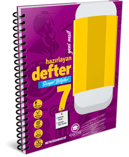 ÇANTA 7. Sınıf Sosyal Bilgiler Hazırlayan Defter