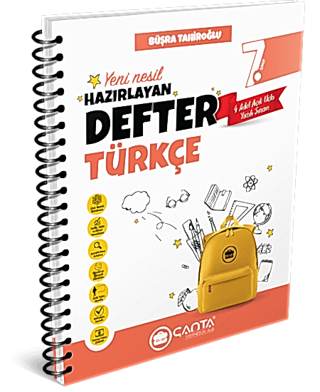 ÇANTA 7. Sınıf Türkçe Hazırlayan Defter