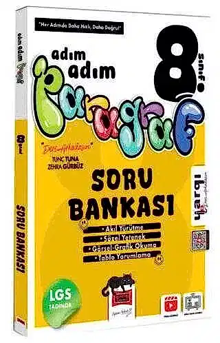 Yargı 8. Sınıf Ders Arkadaşım Adım Adım Paragraf Soru Bankası