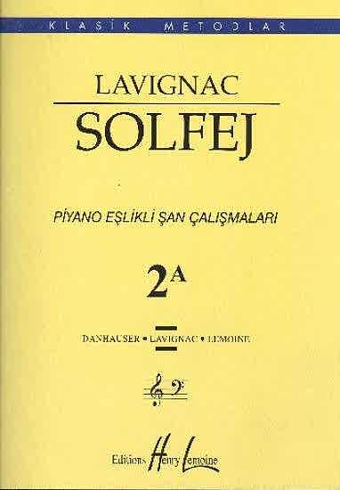 Lavignac Solfej Piyano Eşlikli Şan Çalışmaları 2A