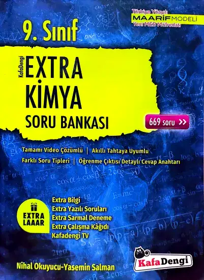 Kafa Dengi 9.Sınıf Extra  Kimya Soru Bankası 2025-26 YENİ
