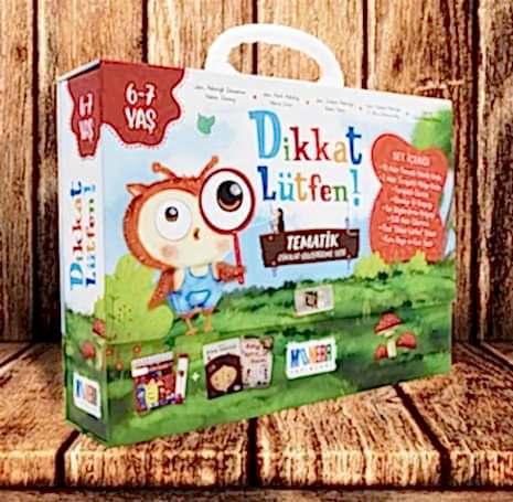 Monera Dikkat Lütfen! 6-7 Yaş Tematik Dikkat Geliştirme Seti