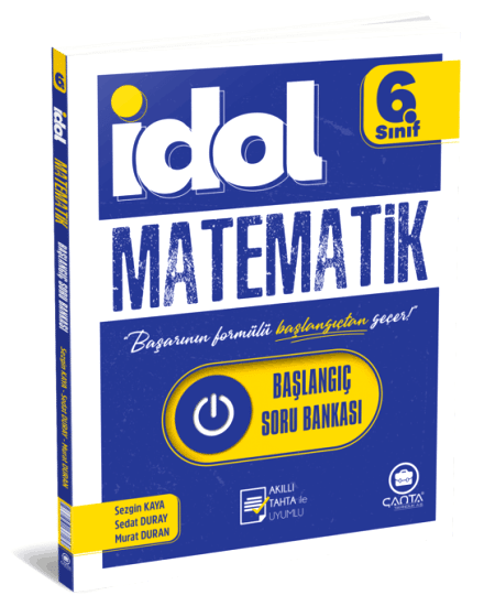 İDOL 6.Sınıf  Matematik Başlangıç Soru Bankası 2025-26 YENİ MÜFREDAT