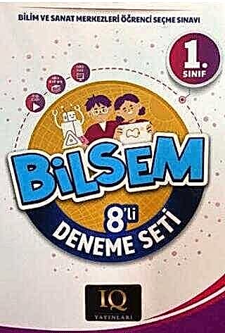 IQ Yayınları 1. Sınıf Bilsem 8`li Deneme Seti 2025