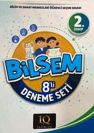 IQ Yayınları 2. Sınıf Bilsem 8`li Deneme Seti **YENİ** 2025
