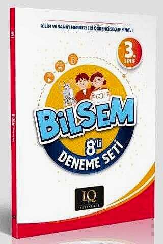 IQ Yayınları 3. Sınıf Bilsem 8`li Deneme Seti **YENİ** 2025