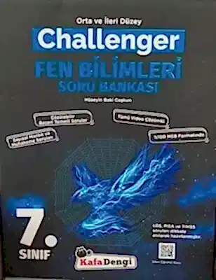 Kafa Dengi Yayınları 7. Sınıf Challenger Fen Bilimleri Soru Bankası