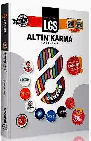 ALTIN KARMA 8.Sınıf LGS 1.Dönem 8 Li Deneme 