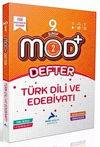 PARAF 9. Sınıf Mod Türk Dili ve Edebiyatı Defter