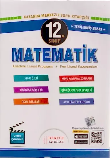 DERECE DERECE 12.SINIF MATEMATİK SET