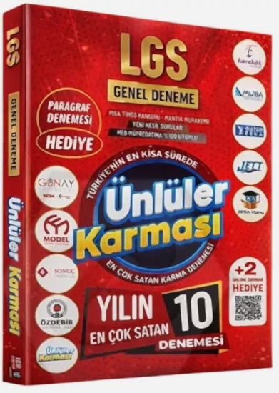 Ünlüler Karması 8. Sınıf LGS Ünlüler Karması 10 lu Deneme